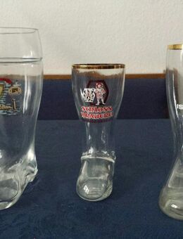 Zwei Bier Stiefel. Gläser im Set. Kein Einzelverkauf - Kassel Brasselsberg
