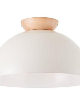 Brilliant Deckenleuchte Nalam, ohne Leuchtmittel, 21 x 35 cm, 1 x E27, Metall/Holz, grau