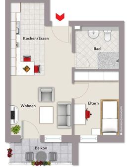 Moderne Mietwohnung in Weiltingen - Weiltingen