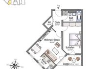 Wohnen in beliebter Wohnanlage - schöne 2-Zimmer-Wohnung - Waldheim