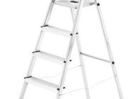 Hailo Stehleiter L60 StandardLine, Alu-Sicherheits-Stehleiter 6 Stufen