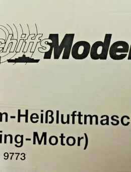 Heißluftmaschinen - Beam - Bauplan (Stirling) + Zeitschriftbeschreibung - Hannover