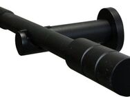 GARDINIA Gardinenstange Set Metall, Ø 19 mm, 1-läufig, ausziehbar, verschraubt, Aluminium, 1-Lauf
