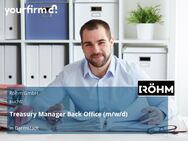 Treasury Manager Back Office (m/w/d) - Darmstadt