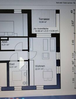 Neubau 2-Zimmerwohnung 2, Erstbezug mit 67,40 qm im EG mit Terrasse, Barrierefrei, Glasfaseranschluss, Lift, Stellplatz, Küche, Spielplatz, Wärmepumpe - Rotenburg (Wümme)