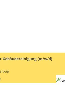 Objektleiter Gebäudereinigung (m/w/d) - Hamburg