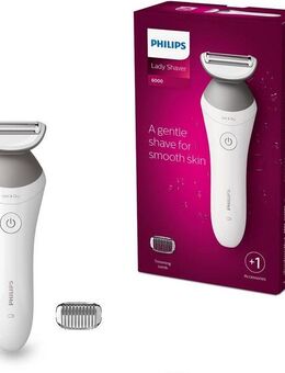 Philips Elektrokörperrasierer SatinShave Prestige Series 6000 BRL126/00, Aufsätze: 1, nass oder trocken