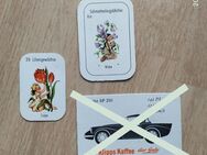 Sammelkarte Quartett Klipps Kaffee Blumen - Fulda Zentrum