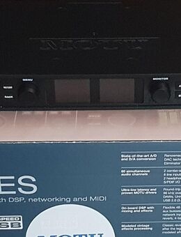 MOTU 828ES 28x32 Thunderbolt und USB Audio Interface - Reutlingen