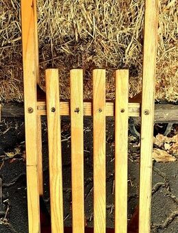 toller, bewährter, stabiler Holz Schlitten - Niederfischbach
