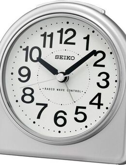 Seiko Funkwecker QHR204S Wecker, Reisewecker, Piepalarm, Schlafzimmer, Geschenkidee