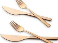 ECHTWERK Besteck-Set Angelini (4-tlg), 2 Personen, Chromnickelstahl 18/10, für Pizza, Quiche, Flammkuchen