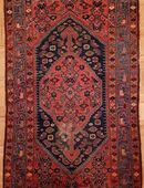 Antike Orientbrücke, handgeknüpft. Hamadangebiet. Anfang 20. Jhdt. 238 x 136 cm. in 12207