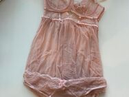 Hunkemöller Dessous Neglige Babydoll Größe 80B M pink nude - Stuttgart