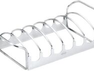 RÖSLE Sparerib-Halter 25087, Aufsatz zur Zubereitung von Spareribs, Bratenkorb, Edelstahl