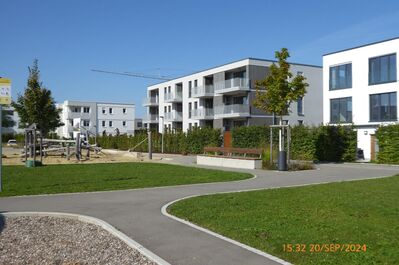 Demnächst bezugsfertig: Sonnige 4 Zimmer Wohnung mit Privatgarten oberhalb der Innenstadt