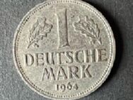 Zum 60. Jubeljahr eine 1 DM Kursmünze von 1964 - Münster (Hessen)
