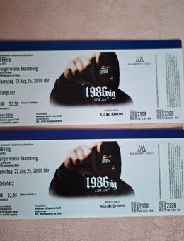 2 Tickets für 1986zig Monheim MORGEN 23.8.!! - Soest