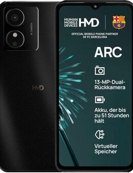 HMD Arc Smartphone (16,53 cm/6,51 Zoll, 64 GB Speicherplatz, 13 MP Kamera)