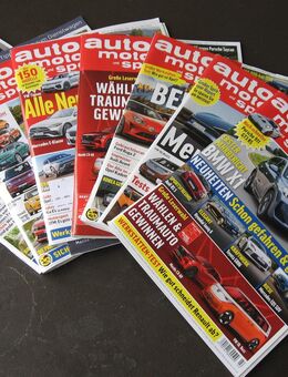 Zeitschriften Auto Motor und Sport, 13 Exemplare, 2022/23 - Viernheim