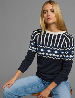 AJC Jacquardpullover mit Norwegermuster in verschiedenen Farbvarianten