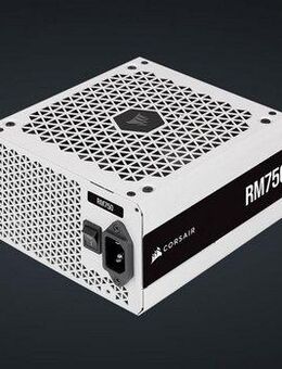 Corsair Series RM750, Fully Modular 80 Plus Gold 750 Watt, EU Version, White PC-Netzteil