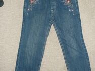 Schöne Jeans Größe 110 - 116 Blume - Dinslaken
