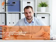 Personalsachbearbeitung / stellv. Abteilungsleitung (m/w/d) - Langenhagen
