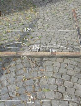 Nieper Achse bis 650 kg gebr. (zB für Bürstner Flipper 320 BJ 75 oder Anhängerselbstbau) ca 184cm - Schotten Zentrum