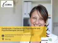 Fachärztin / Facharzt für Psychiatrie und Psychotherapie (m/w/d) - Merzig