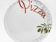 van Well Pizzateller Teller-Set Famosa, mit PIZZA Schriftzug, 6er Set, Ø 33 cm, (6 St), Service, Geschirr-Set für 6 Personen
