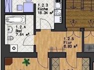 2-Zimmer Wohnung mit Balkon in Gohlis mit großer Wohnküche - Leipzig