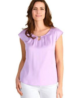 HERMANN LANGE Collection Shirttop SOPHIE mit Detail am Ausschnitt