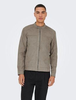 ONLY & SONS Bomberjacke ONSMIKE FAKE SUEDE JACKET OTW