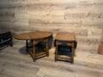 2 Beistelltisch aus Holz klappbar alt antik Tischchen Couchtisch in 88131