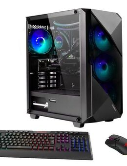 GAMEMAX Striker 7386 Gaming-PC (AMD Ryzen 7 5700X, GeForce RTX 4060, 32 GB RAM, 2000 GB SSD, Wasserkühlung, Windows 11)