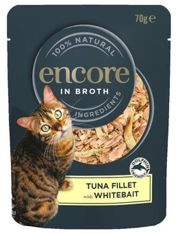 Encore Cat Pouch 16 x 70 g - Thunfisch und Weißfisch