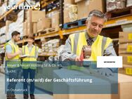 Referent (m/w/d) der Geschäftsführung - Osnabrück