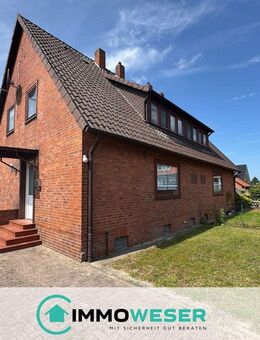 Bezahlbarer Wohntraum: Doppelhaushälfte mit Garten und Keller - Martfeld