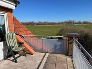Ankommen, durchatmen, zuhause sein - direkt am Deich - Charmante Dachgeschosswohnung mit ausgebautem Spitzboden - Wangerland