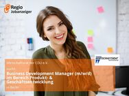 Business Development Manager (m/w/d) im Bereich Produkt- & Geschäftsentwicklung - Berlin