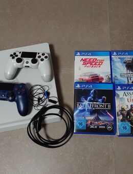 PS4 Slim mit Spiele und Zubehör - Schernfeld