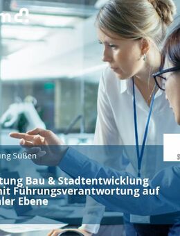 Projektleitung Bau & Stadtentwicklung (m/w/d) mit Führungsverantwortung auf kommunaler Ebene - Süßen