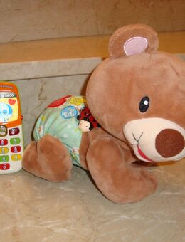 Vtech Krabbel Mit Mir Bär - krabbelt und spricht - und Vtech Tierchen Lernhandy - Uettingen