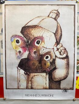 Seltenes Plakat Andre Francois "Annee du Patrimoine" 1980 - Köln