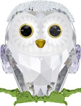 Swarovski Tierfigur Dekofigur Kristallfigur Sammelfigur Idyllia Baby Eule (1 St), Swarovski® Kristall