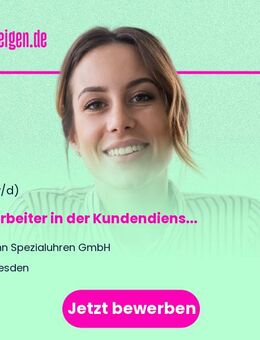 Mitarbeiter in der Kundendienstwerkstatt (m/w/d) - Dresden