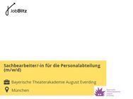 Sachbearbeiter/-in für die Personalabteilung (m/w/d) - München