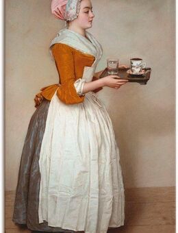 Artland Wandbild Das Schokoladenmädchen. Um 1744/45, Frau (1 St), als Alubild, Outdoorbild, Leinwandbild, Poster, Wandaufkleber