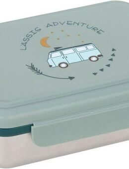 LÄSSIG Lunchbox Adventure, Bus, Edelstahl, Polyprophylen (PP), Silikon, (1-tlg)